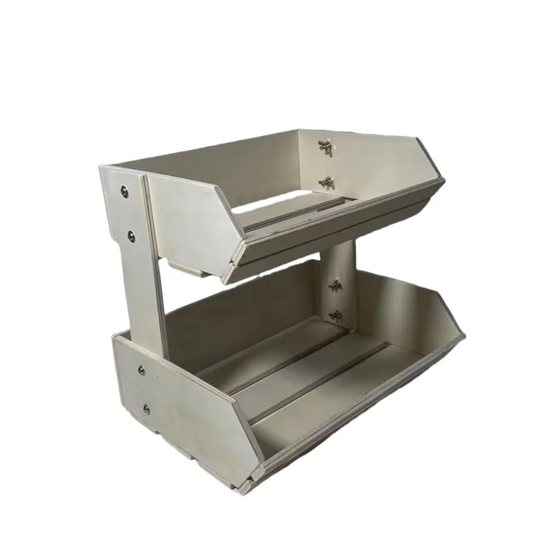 2-Tier Fruit Basket Kitchen Storage - Size Reference